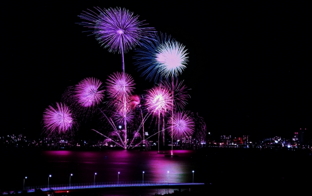 松江水郷祭 湖上花火大会