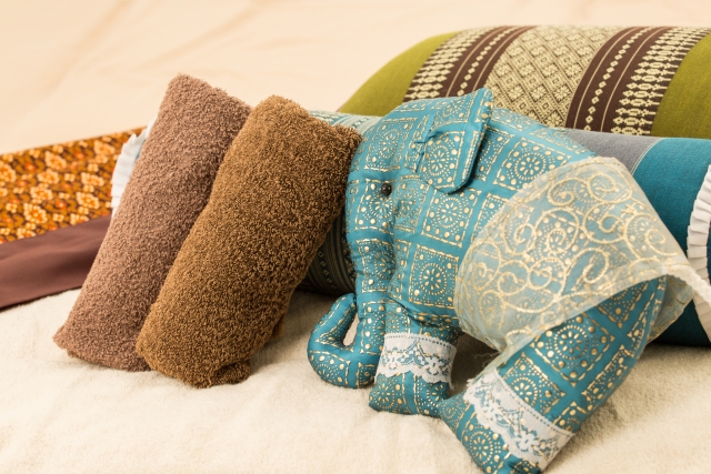 タイ古式マッサージの施術スペース